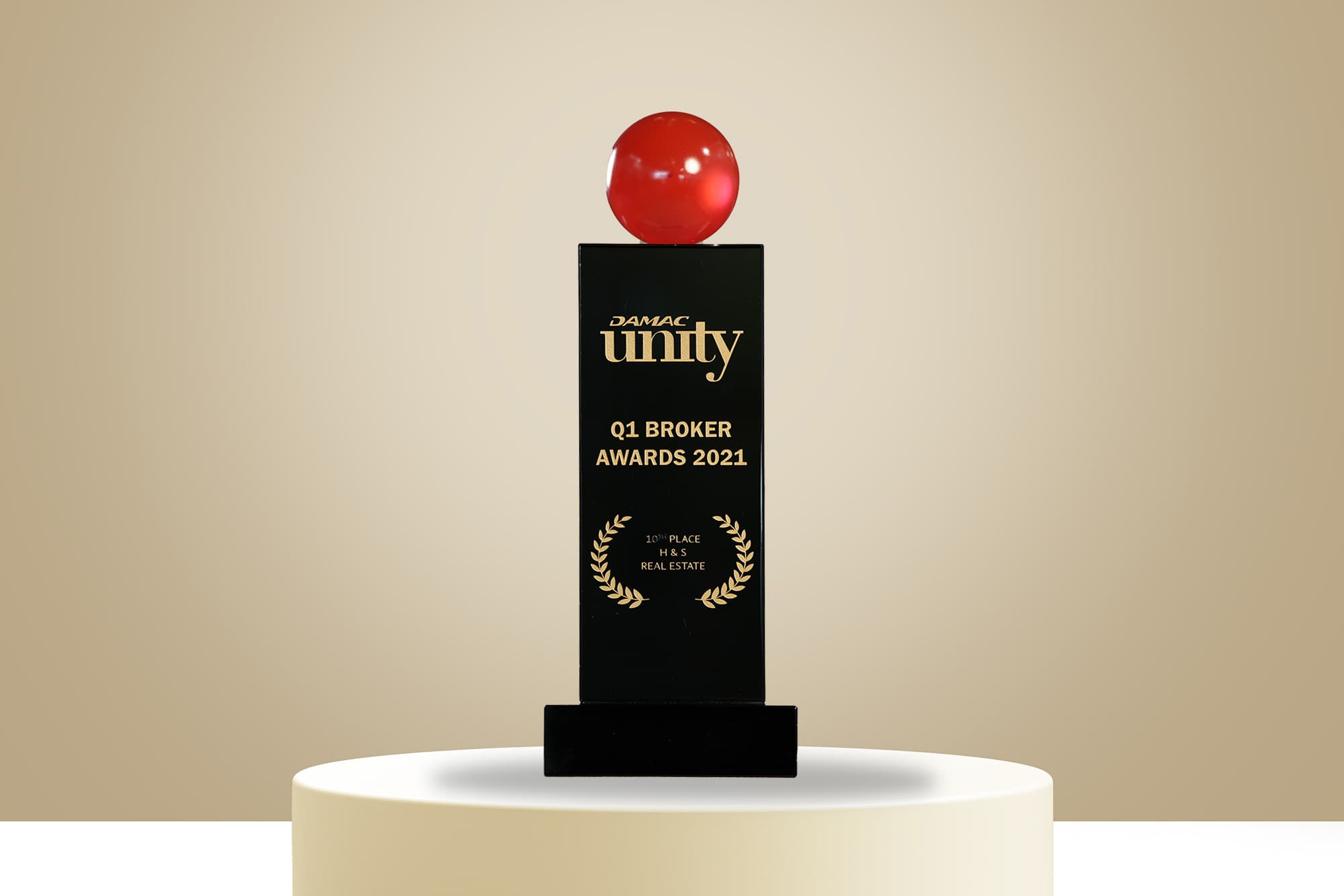 Q1 Broker Awards 10th Place — DAMAC Unity, 2021