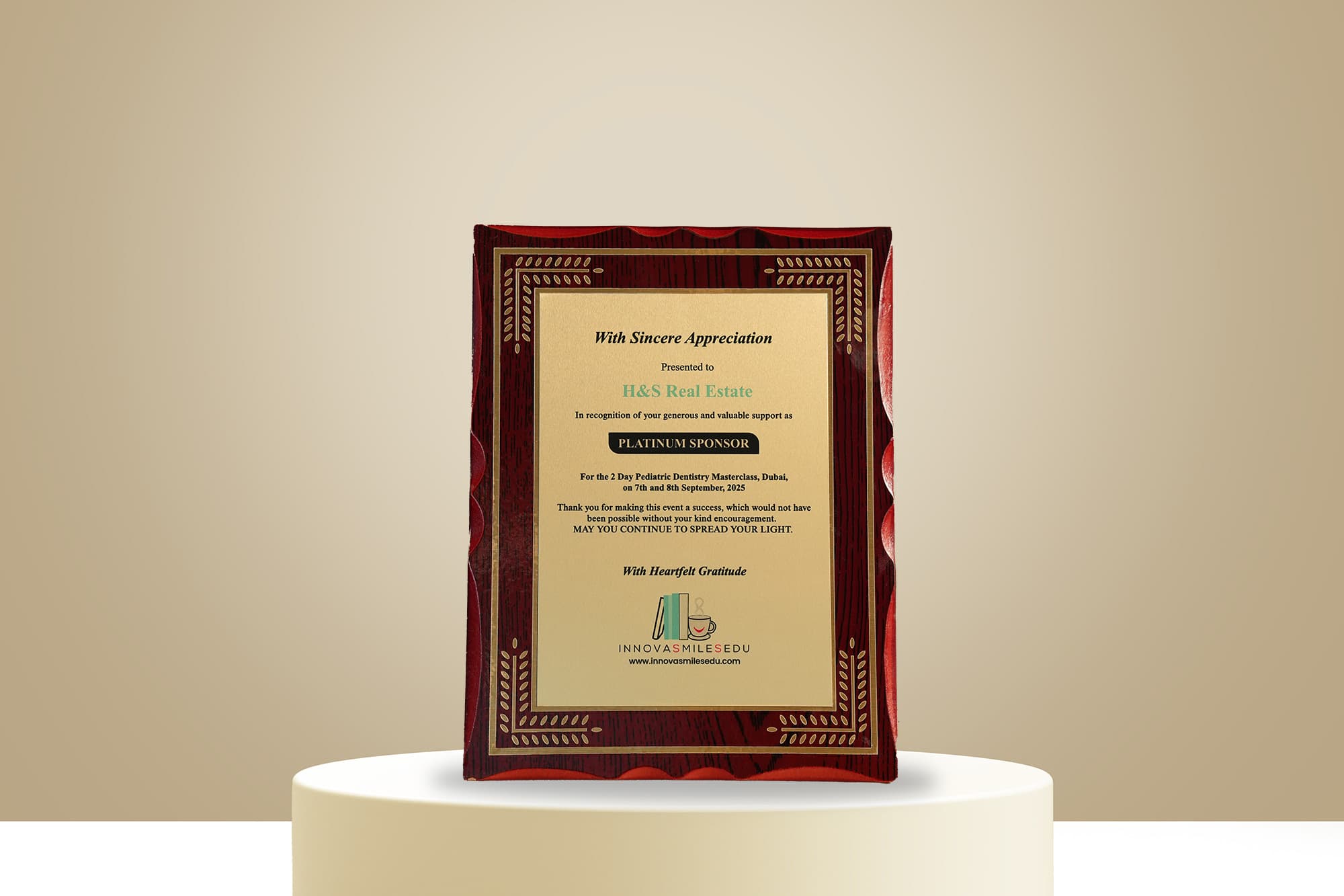 Platinum Sponsor — Innovasmilesedu, 2025