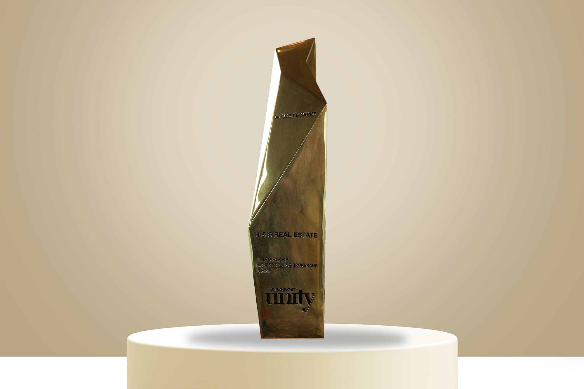 No. 3 Highest Selling Brokerage — DAMAC Unity, 2020