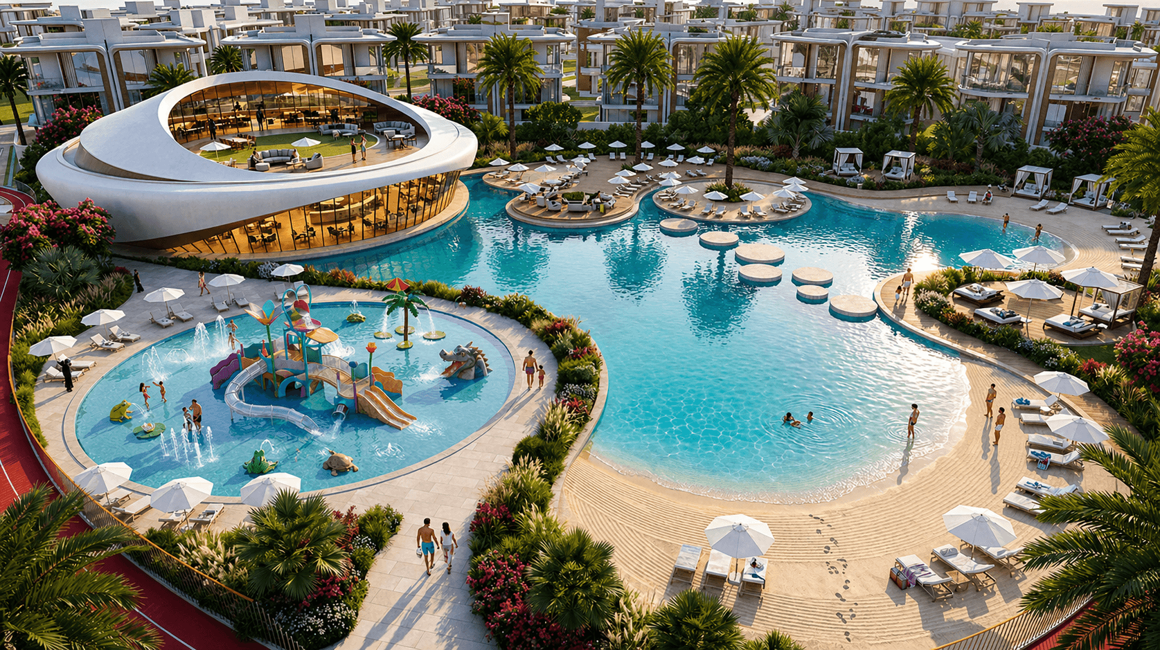 Pools & Fitness at Greenz by Danube