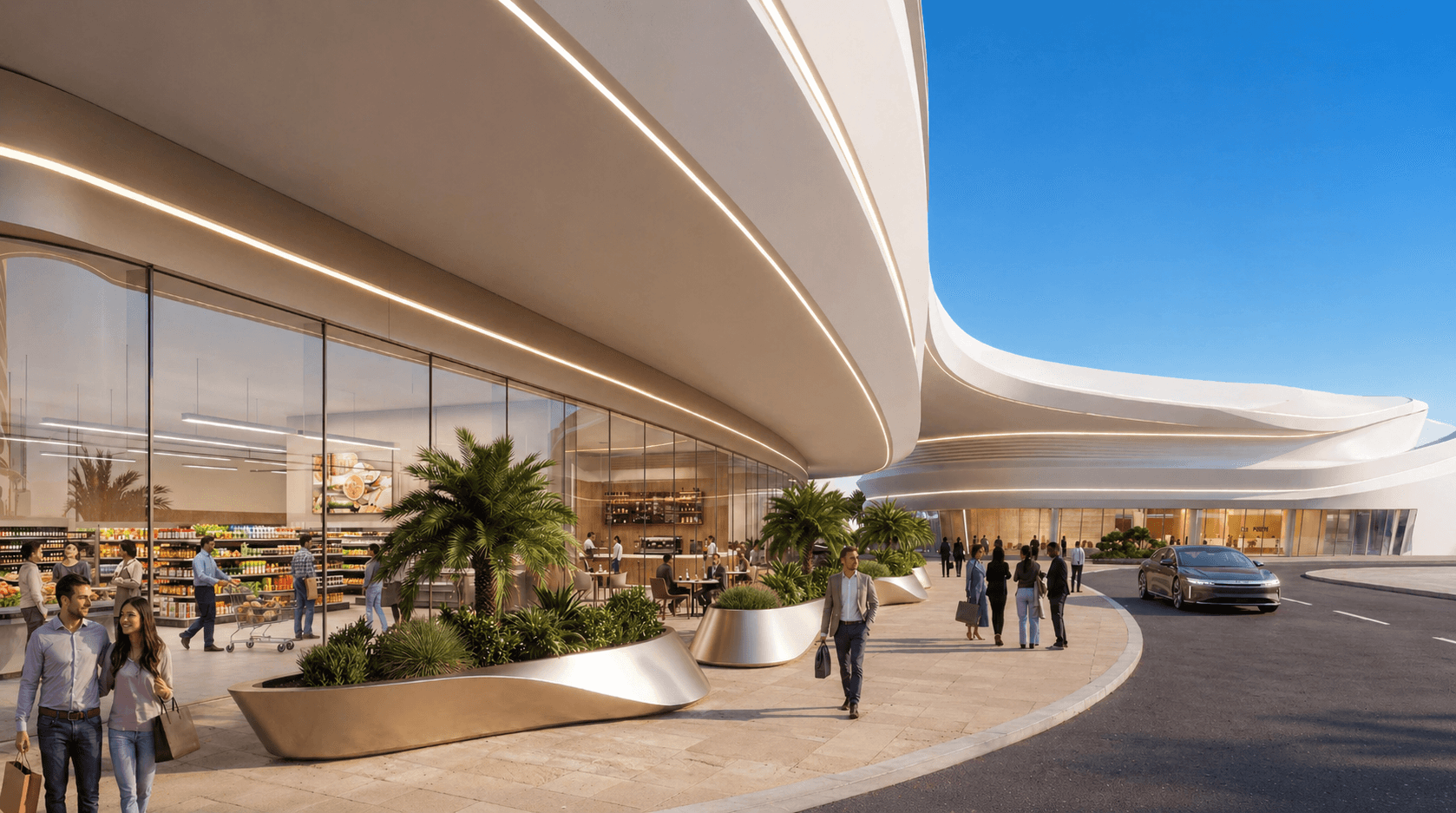 Retail Boulevard at Greenz by Danube