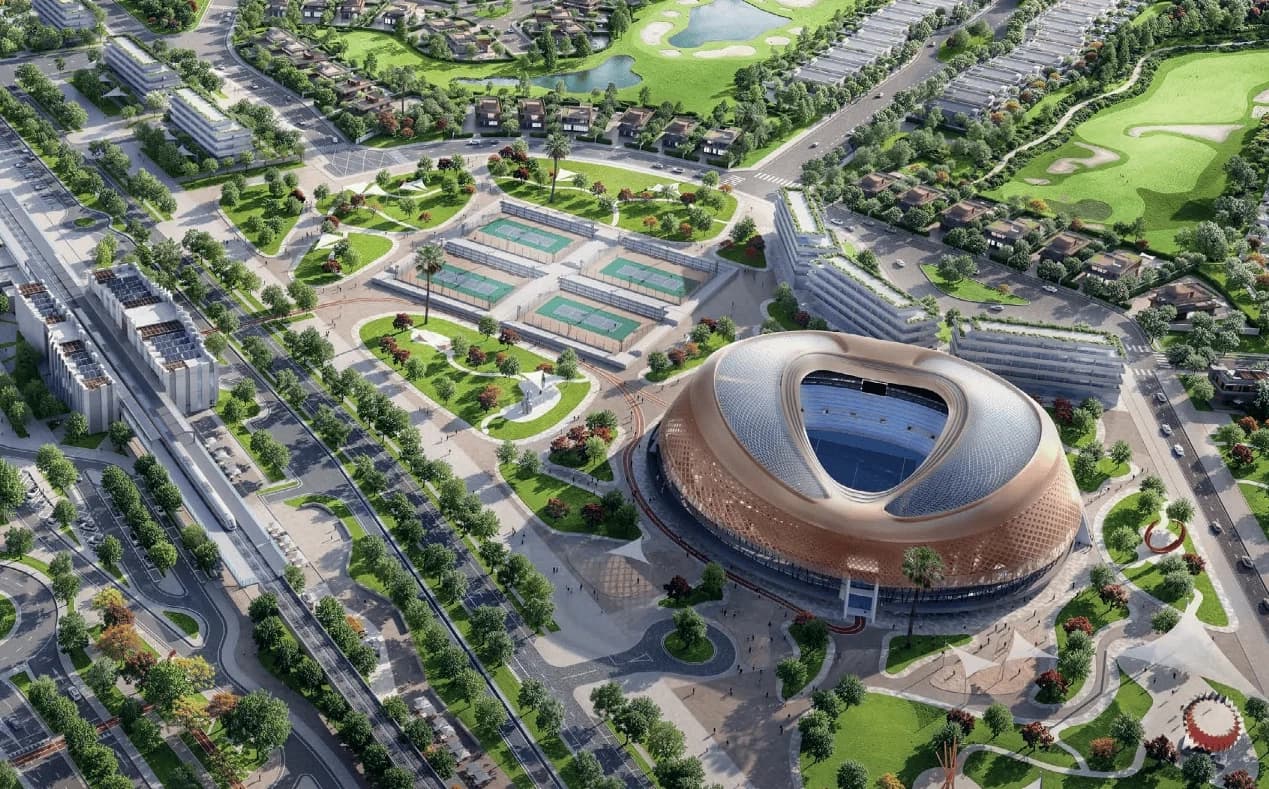 Tennis Stadium & Sports Complex at Jumeirah Golf Estates by Wasl