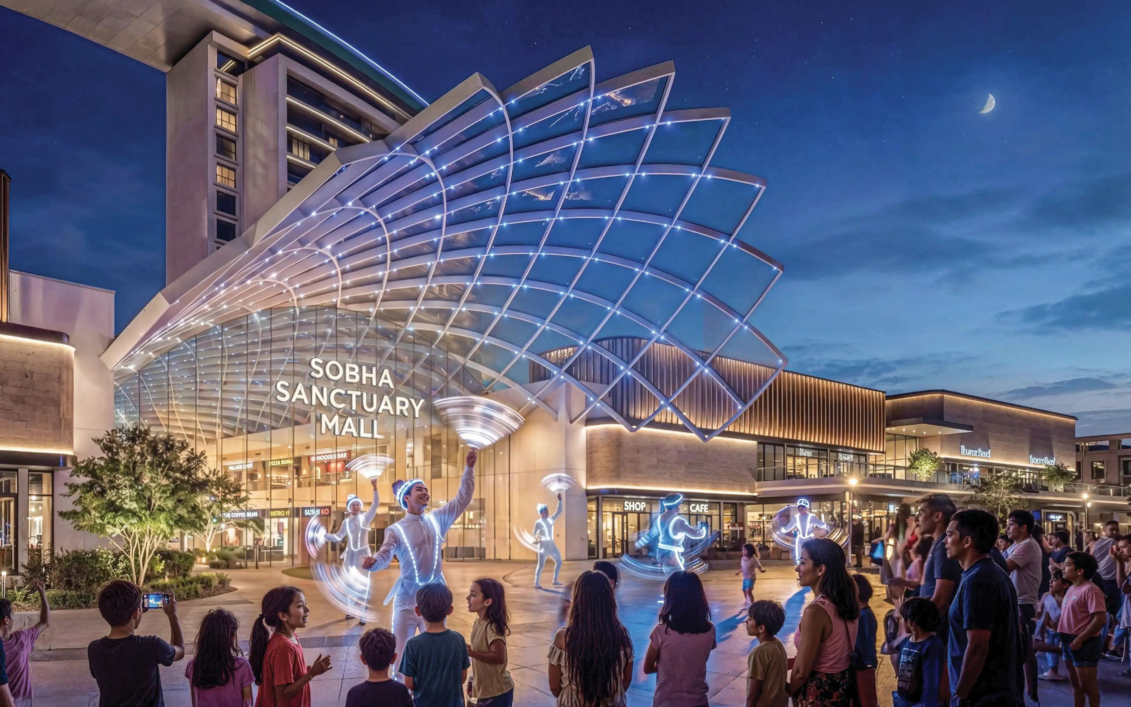 Community Mall & F&B at Sobha Sanctuary