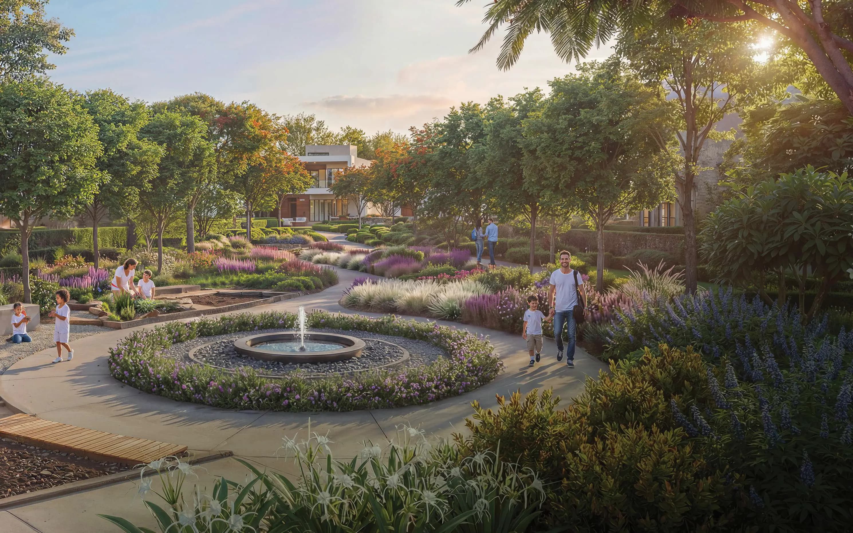 Landscaped Parks & Forest Trails at Sobha Sanctuary