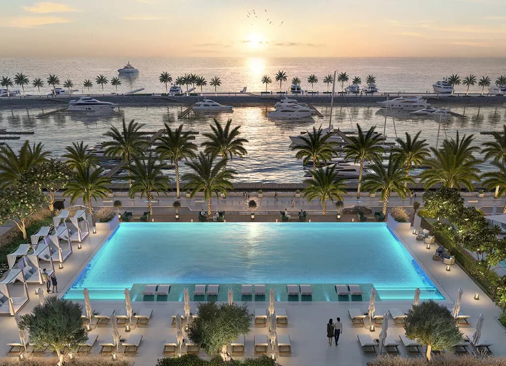 Marina view residential towers