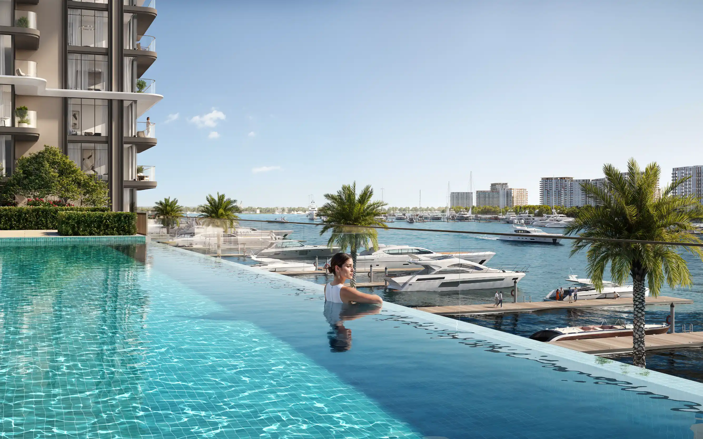 Waterfront promenade and amenities