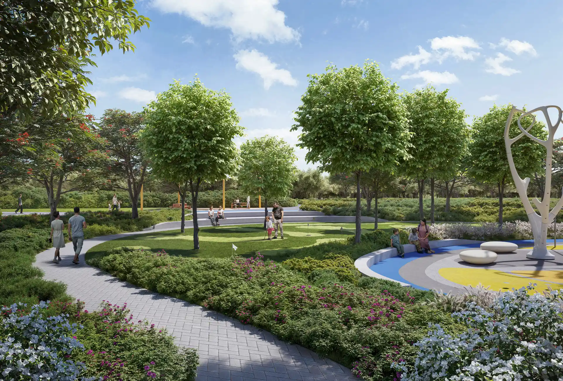 Modern kitchen design with premium finishes