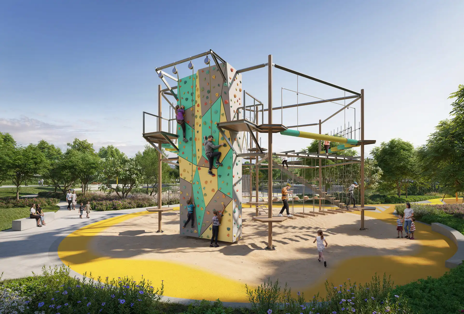 Landscaped gardens and community spaces