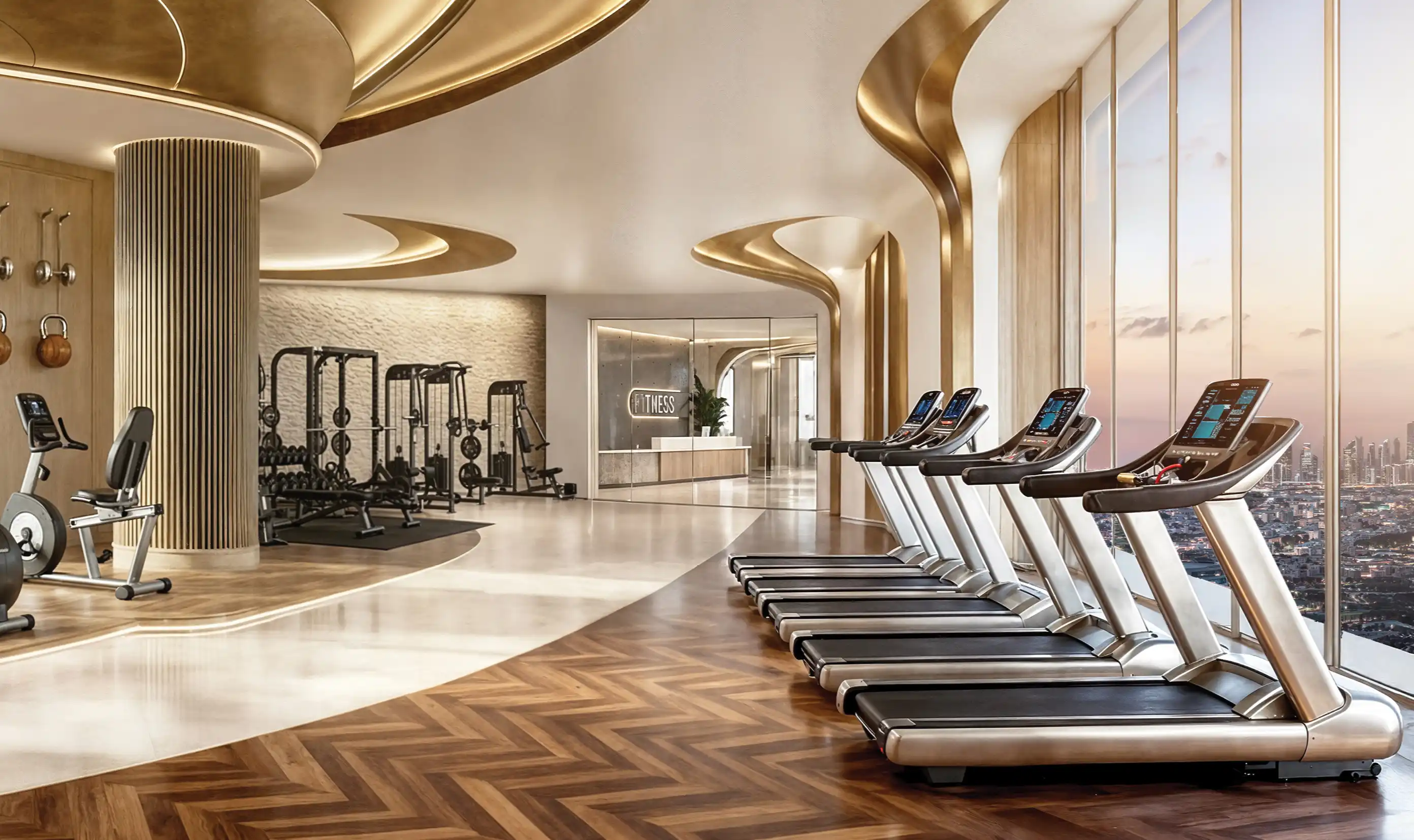 State-of-the-art fitness center