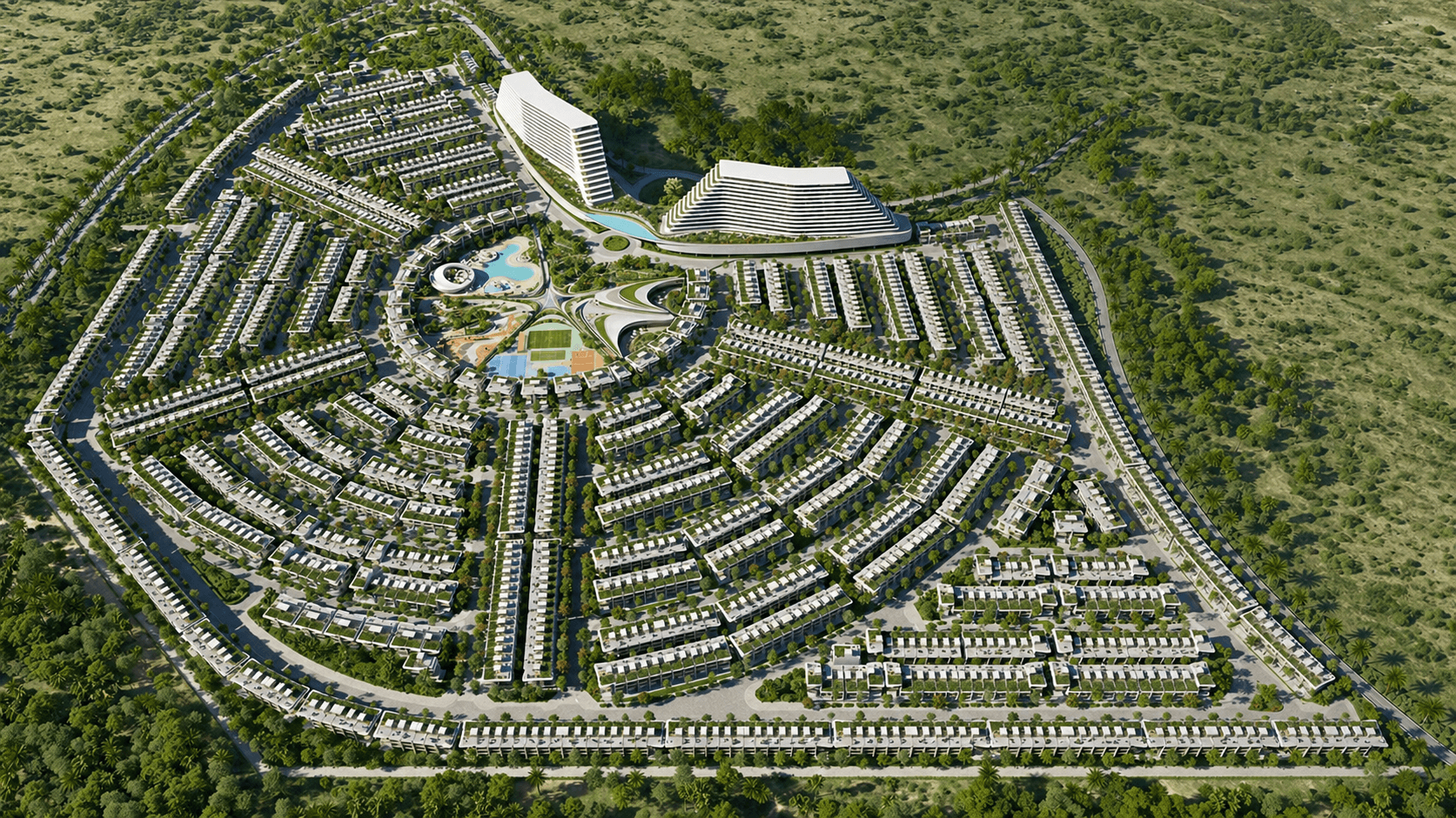 Greenz by Danube green villa and townhouse community, Academic City, Dubai
