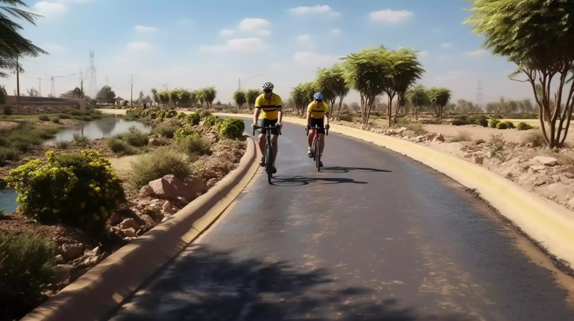 Cycling & Jogging Tracks at Arabian Ranches Dubai