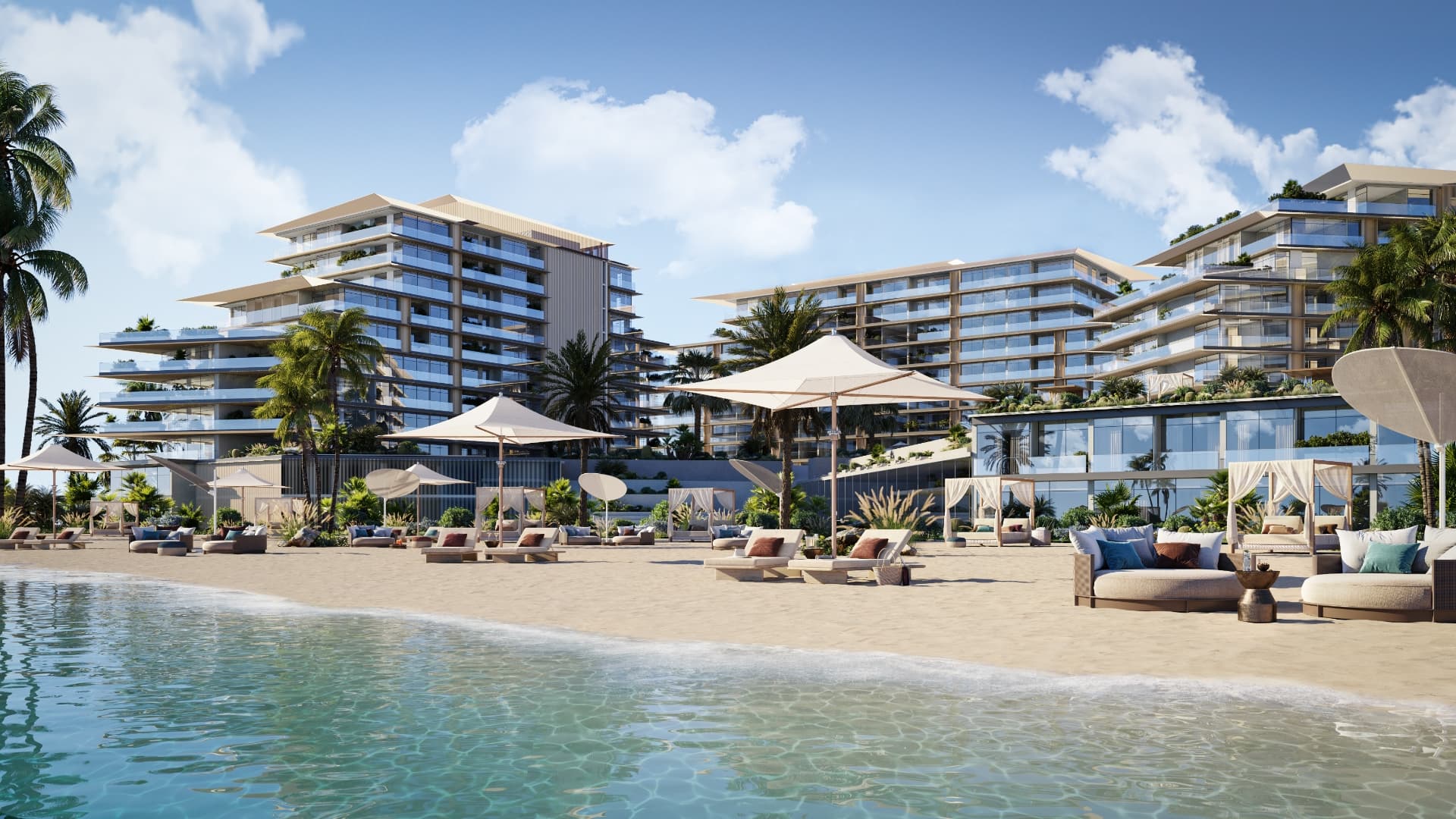 Blue Flag Beaches at Dubai Islands by Nakheel