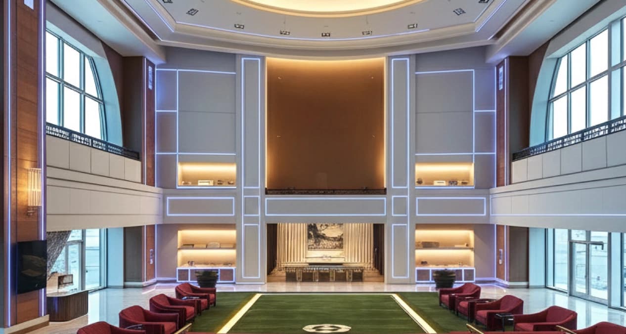 Residential lobby and arrival experience