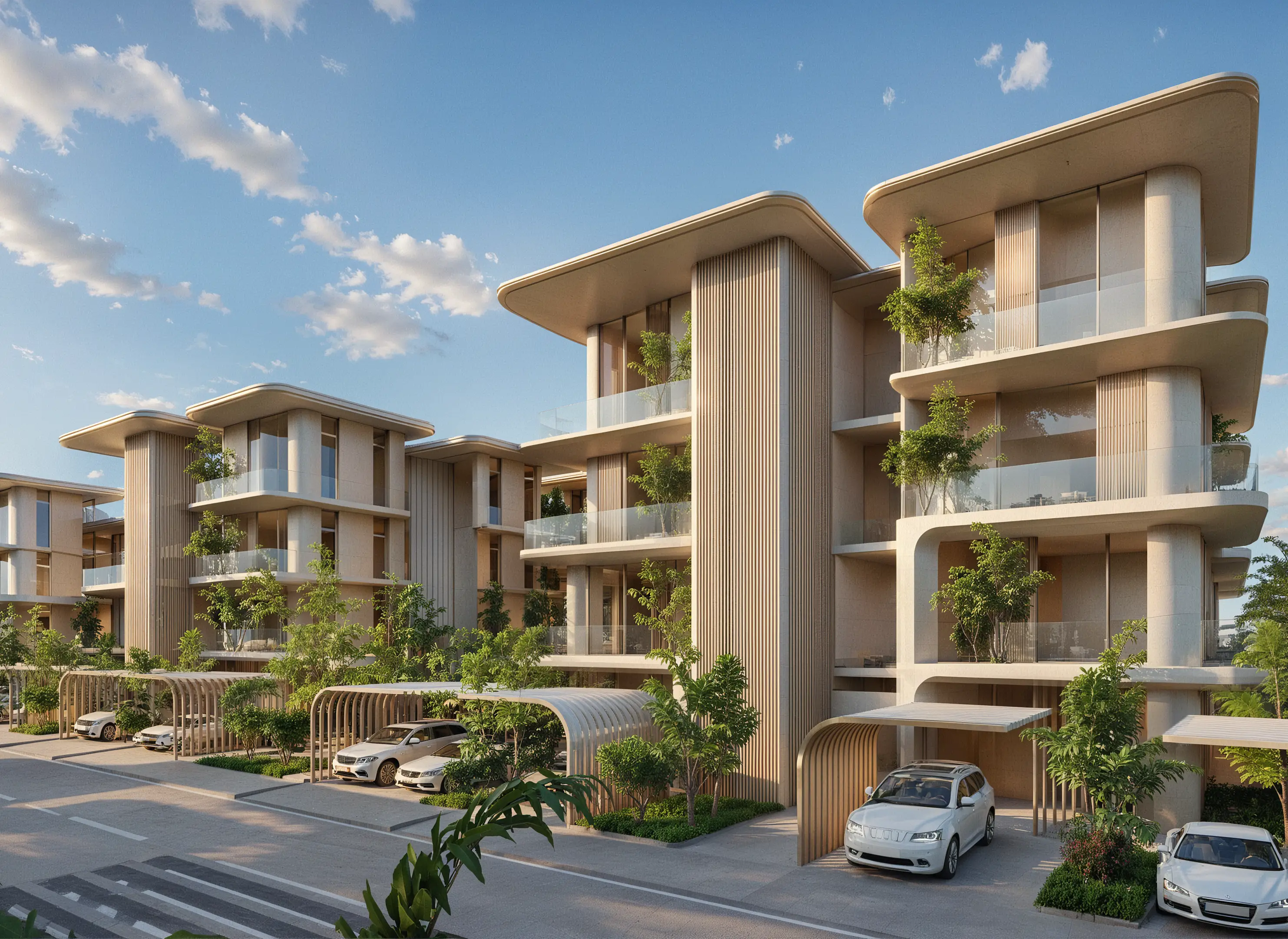 Maisonette cluster — alternate view