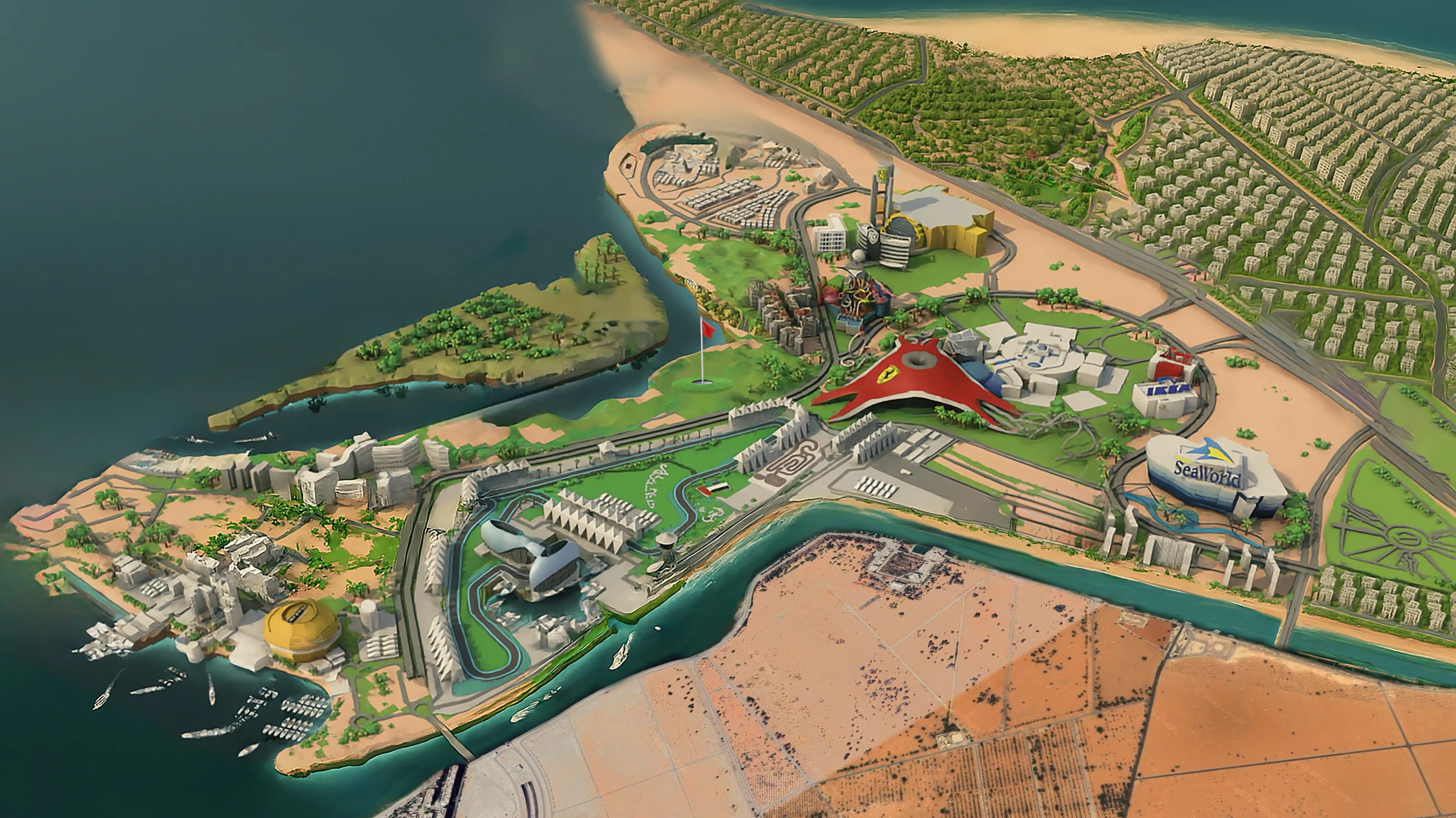 map Manchester City Yas Residences Yas Island