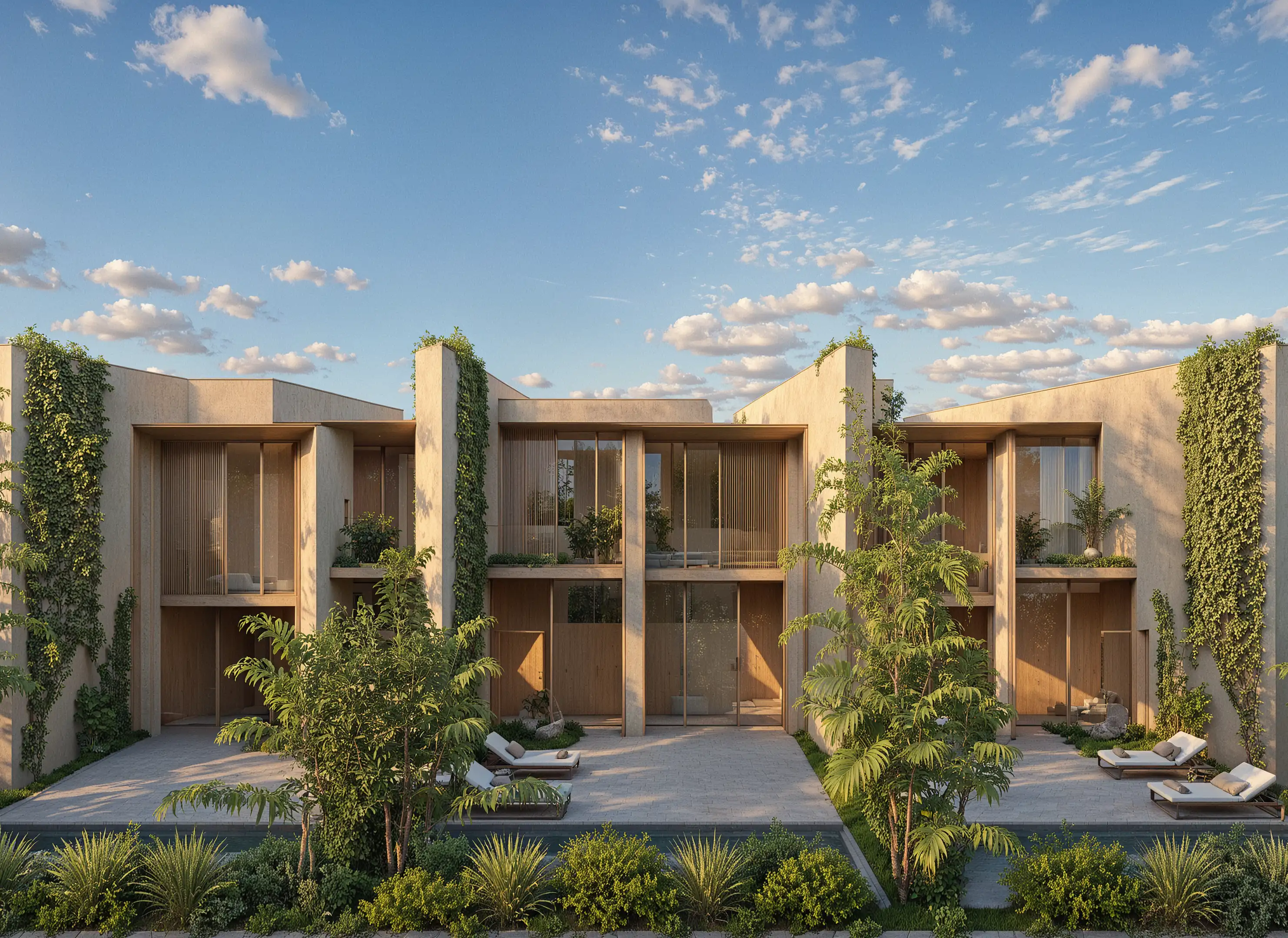 Townhouse residences — alternate view