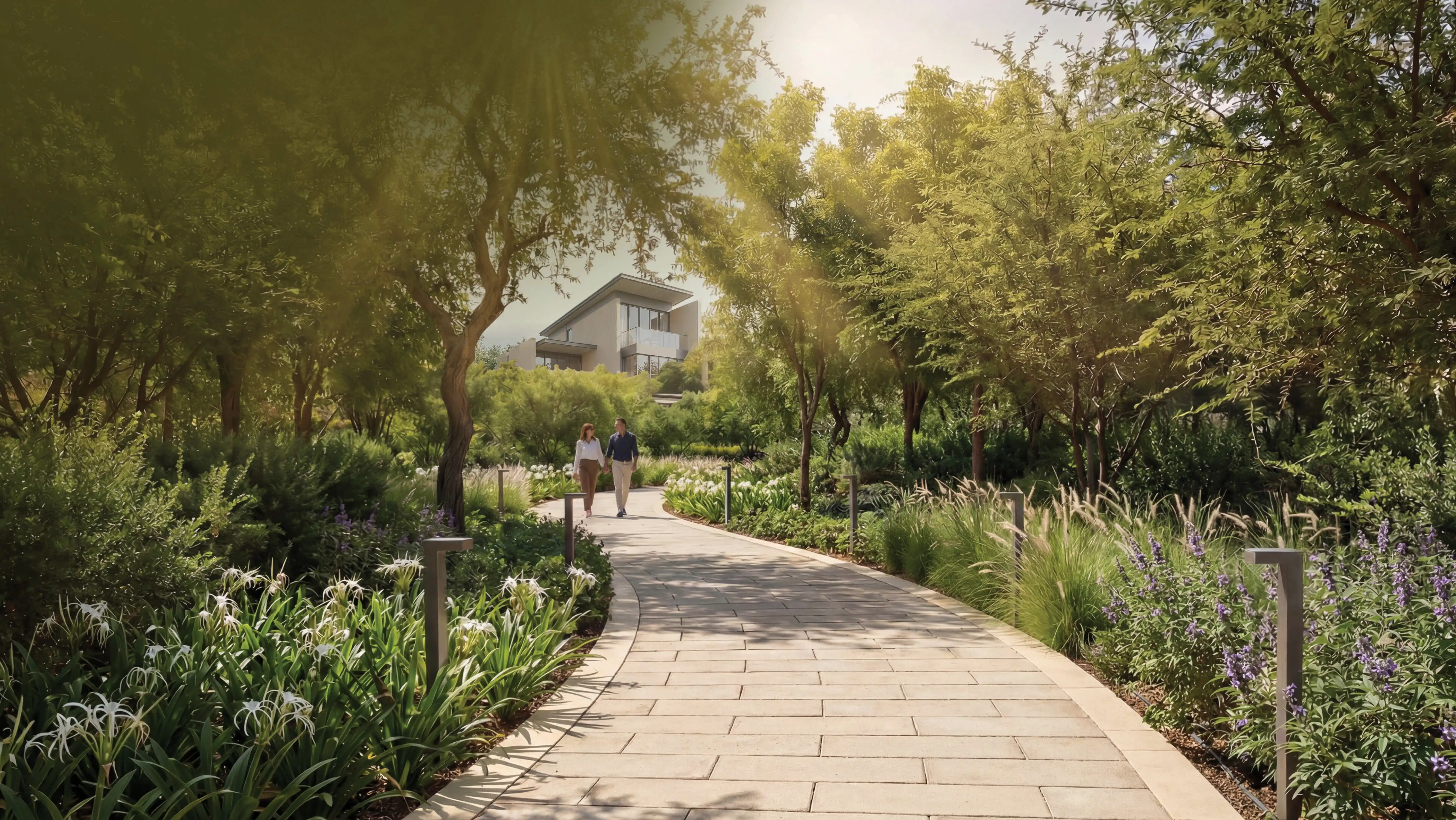 Green Spaces and Forest Trails at Sobha City Abu Dhabi