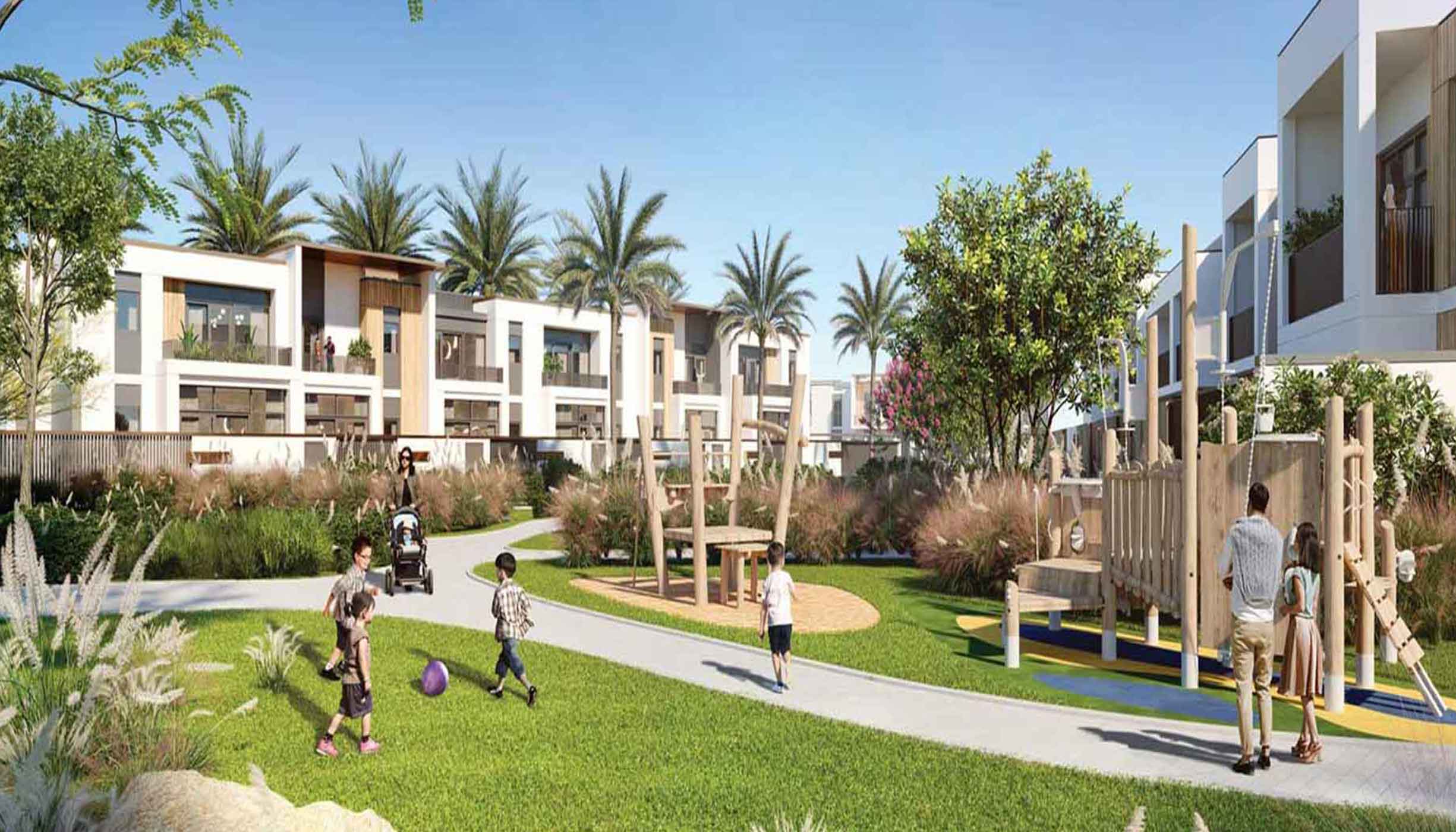 Landscaped Parks at The Heights by Emaar