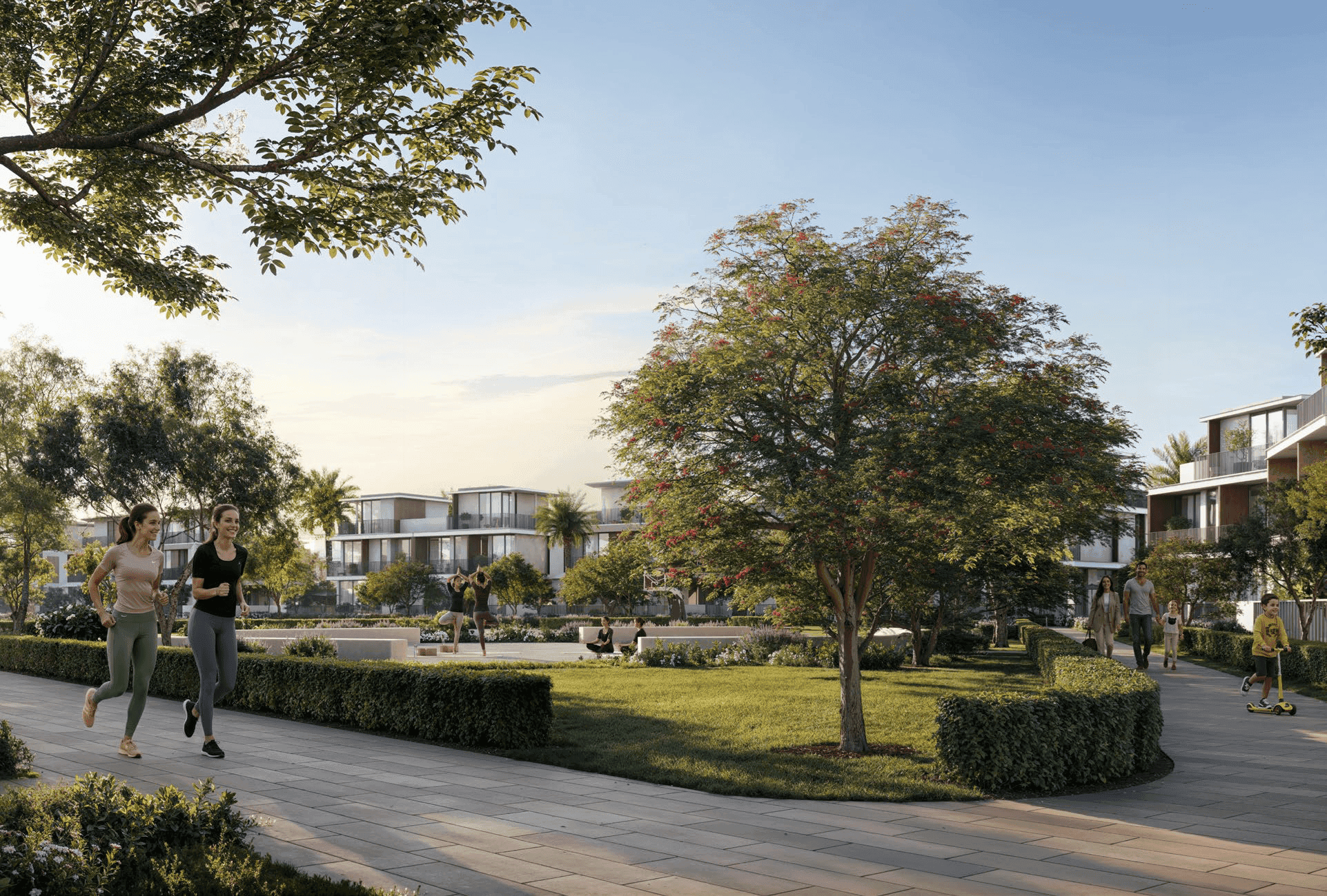 Community amenities and parks